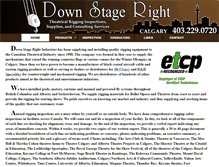 Tablet Screenshot of downstageright.com